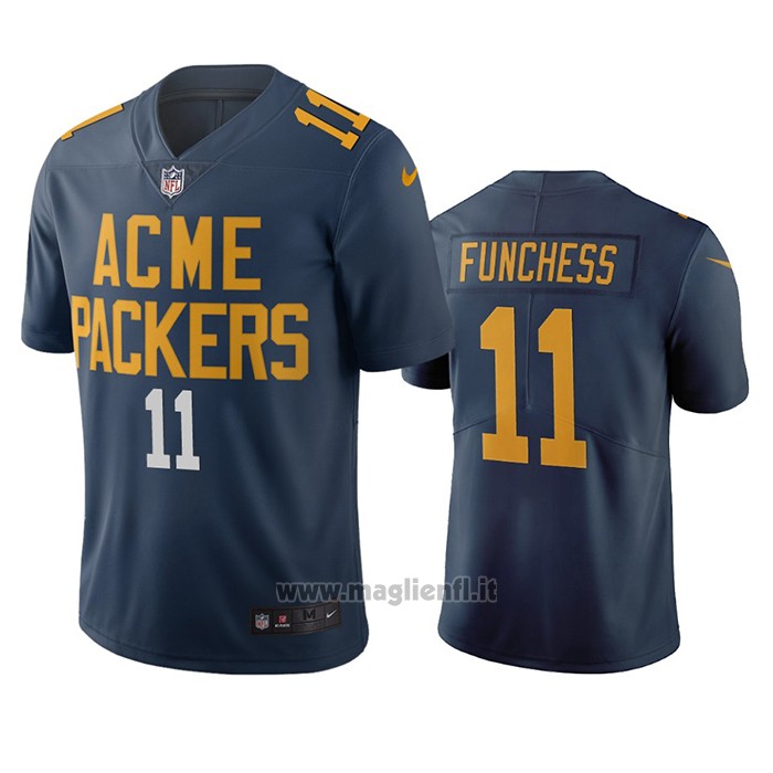 Maglia NFL Limited Green Bay Packers Devin Funchess Ciudad Edition Blu